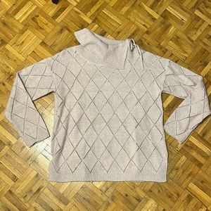 Peyton Primrose Pink Cowlneck Sweater